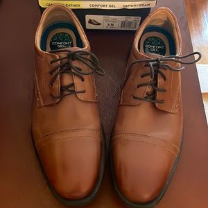 Mens Nunn Bush cognac Oxford